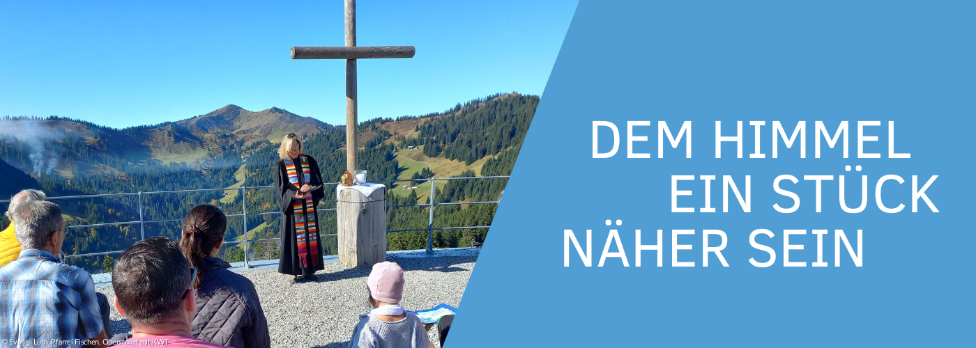 Berggottesdienst am Gipfelkreuz