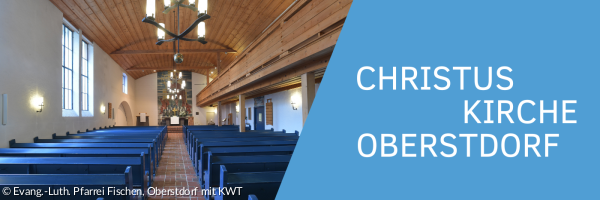 Blick in die Christuskirche Oberstdorf.