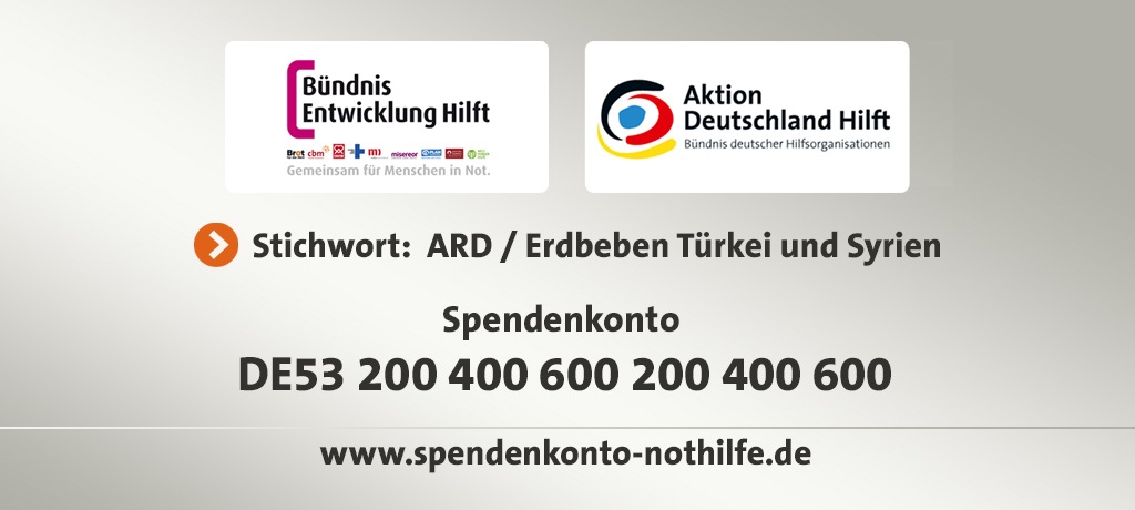 Hilfe für Türi und Syrien