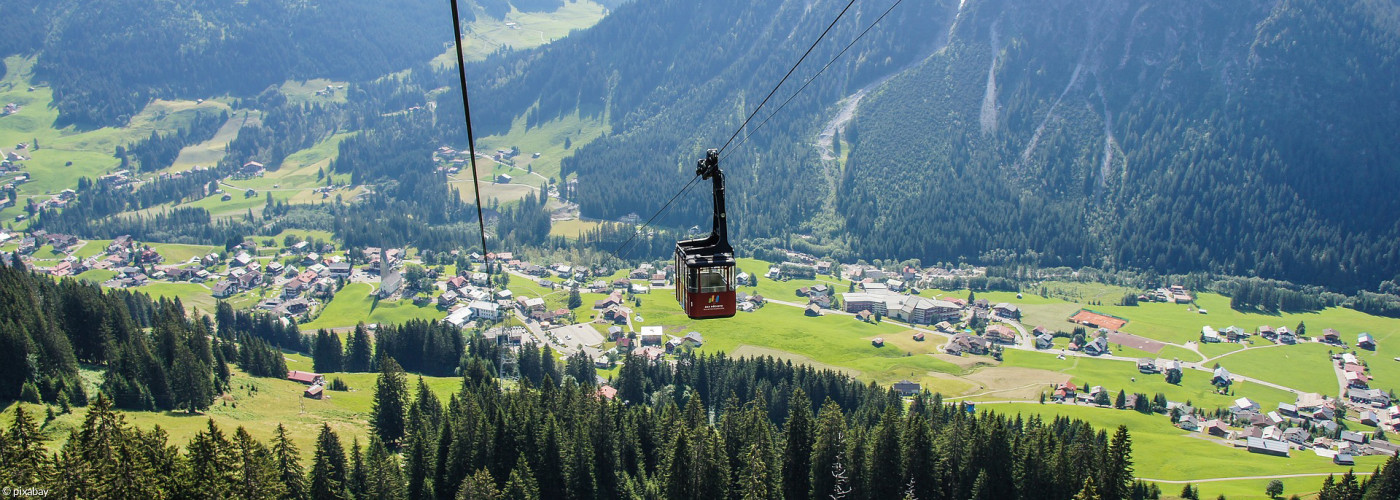Walmendingerhornbahn mit Mittelberg
