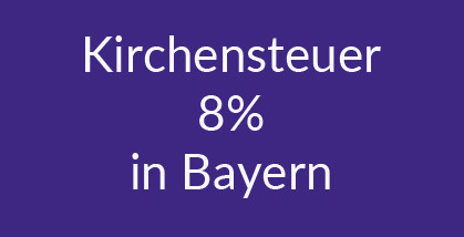 Kirchensteuer in Bayern